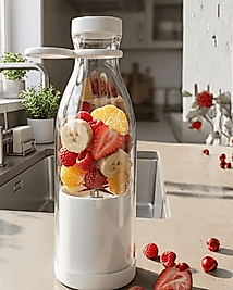 Kablosuz Taşınabilir Blender 380 ml Smoothie Milkshake Meyve Karıştırıcı