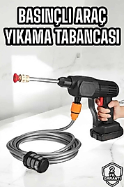 Yeni Nesil Araç Yıkama Şarjlı Tabancası Basınçlı Su Hazneli