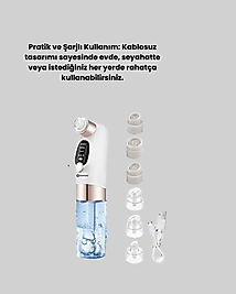 Evde Kolay Kullanım İçin Şarjlı Siyah Nokta Temizleme Aleti