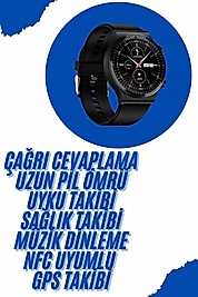 Akıllı Saat Yeni Nesil Üç Kordonlu Nabız Ölçer Çağrı Cevaplama Yeni Nesil