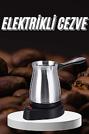 Elektrikli Türk Kahvesi Makinesi 6 Fincan 360 ml UUCZZZELEKTRİKLİCEZVEEEEEE3