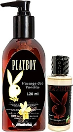 PLAYBOY AROMATERAPİ NATURAL MASSAGE OİL 120 ML + ÇİLEK AROMALI MASSAGE VÜCUT MASAJ YAĞI 50 ML