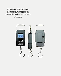 Dijital El Kantarı 50 Kg Taşıma Kapasiteli XUCZZZELKANTARI