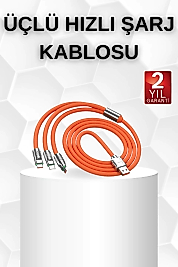 Android ve İOS Uyumlu 180 Derece Type-c Şarj Kablosu
