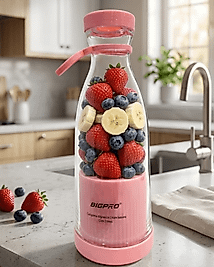 USB Şarjlı Mini Blender Taşınabilir Smoothie Yapıcı Hafif ve Pratik Tasarım
