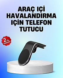 Manyetik Araç Telefon Tutucu – 360° Döner Kalorifer Petekli