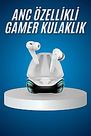 Oyuncu Kulaklığı Mikrofonlu Gürültü Engelleme Gecikme Önleyici Bluetooth Kulaklık