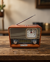 Nostaljik Radyo USB ve Bluetooth Bağlantılı UCZNOSTALJİKRADYO1