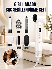 Negatif İyon Teknolojili 6-in-1 Profesyonel Saç Şekillendirici Yeni Nesil