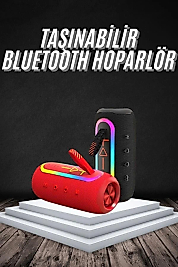 Bluetooth Hoparlör USB Şarjlı Uzun Pil Ömrü Android ve İOS Uyumlu Renkli