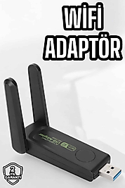Dual Band Wifi Alıcı Adaptör USB 3.0 Destekli