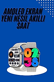 Akıllı Kol Saat Amoled Ekran Android ve İOS Uyumlu Arama Konuşma