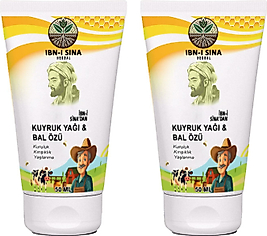 IBN-I SİNA KUYRUK YAĞI & BAL ÖZLÜ CİLDİNİZE VE YÜZÜNÜZE BAKIM KREMİ 50 ML 2 ADET