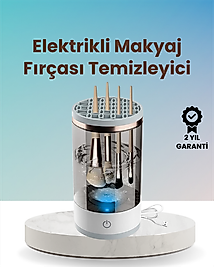 USB Şarjlı Derin Temizlik Makyaj Fırçası Yıkama Makinesi