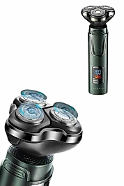 Dijital Göstergeli 3 Başlıklı Tıraş Makinesi Islak Kuru Lazer Öncesi Günlük