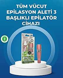 Pembe Epilasyon Cihazı – Acısız Tüy Temizliği