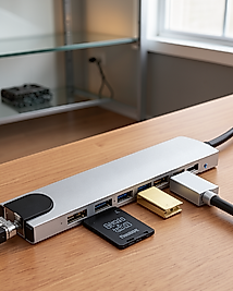 USB C Çoklu Port Adaptör HDMI USB Ethernet SD Kart Hub UCZZZMACBOOKDÖNÜŞTÜRÜCÜ-2