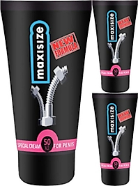 MAXSİZE MAXİ SİZE 3 ADET CREAM ERKEĞE ÖZEL 50 ML G.Ç KREM