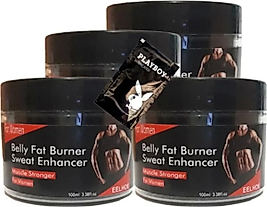 SÜPER EELHOE BELLY FATBURNER SWEAT ENHANCER KREM 100 ML X 4 ADET + JEL