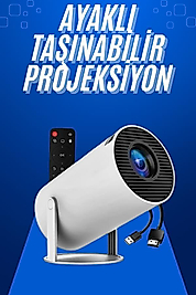 Taşınabilir Akıllı Projektör Android 11.0 HDMI Girişli UUCZZZAYAKLIPROJEKSİYONN2