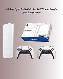 M15 Retro Konsol – 20.000 Oyunlu, Çift Gamepadli, 4K HDMI
