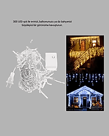 3x3 Metre Şelale LED Perde Işık XUCZZZ3X3PERDELEDD-2