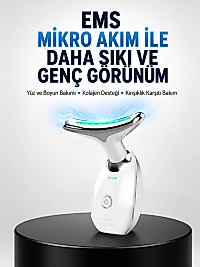 Kablosuz Şarjlı Yüz Masaj Cihazı | Cilt Yenileyici ve Nem Dengeleyici