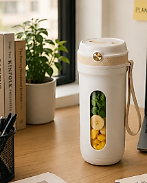 Spor ve Seyahat İçin Taşınabilir Smoothie Blender USB Şarj Destekli
