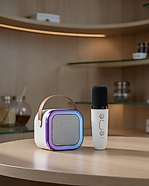 Bluetooth Karaoke Mikrofon Hoparlör Seti UCZZZTEKMİKROFONLUKAREOKE-1