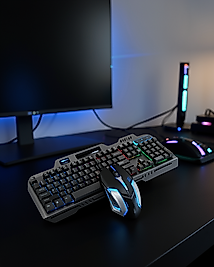 RGB Aydınlatmalı Mekanik Klavye Mouse Set XUCZPG8018KLAVYEEEEE-1