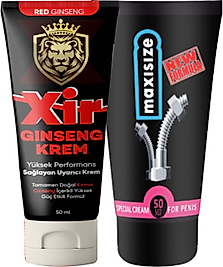 XİR DELAYCREAM 50 ML + MAXİ SİZE CREAM 50 ML ERKEĞE ÖZEL SET