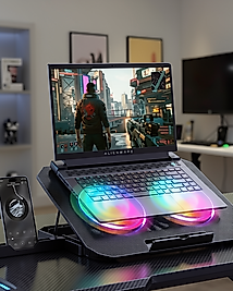 RGB Işıklı Çift Fanlı Laptop Soğutucu UCZZZN33BİLGİSAYARFANI