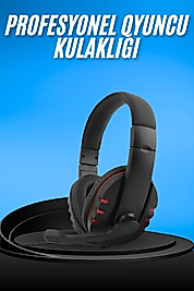 Oyuncu Kulaklığı Kulak Üstü Kablolu Gaming Kulaklık Mikrofonlu ANC Özelliği