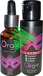 L.ORGİE ERKEKLER IÇİN ÖZEI 3 ÖZELLİ BAKIM KREMİ 60 ML + KADINA ÖZEL UYARICIDAMIA 30 ML