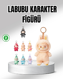 Labubu Peluş Oyuncak – Koleksiyonluk Yumuşak Dekoratif Figür 20 cm