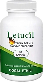 LETUCİL 30'LU BİBERİYE&YEŞİL ÇAYIN ETKİSİYLE DSTKLYCİ ÜRÜN X 1 ADET