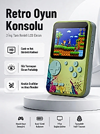 3 İnç Renkli Ekranlı Taşınabilir El Konsolu – G5 Modeli