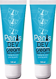 PE.NİSDEV CREAM 2 ADET ERKEKERE ÖZEL BOYUNA ENİNE HACMİNE PE.NİSBAKIM MASAJ KREMİ 100 ML