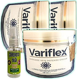 VARİFLEX BACAK BAKIMI KREMİ 100 ML X 3 ADET + ÇÖREK OTU YAĞI 30 ML