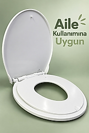 Aile Tipi Çocuk ve Yetişkin Oturaklı Klozet Kapağı