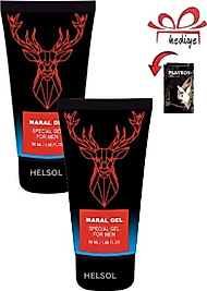 MARAL ERKEKLERE G.Ç VE GE.CKTRCİ BAKIM VE MASAJ JELİ 50 ML X 2 ADET + LUBRİCANT İLE