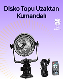 Taşınabilir ve Dayanıklı Plastik Kristal LED Disko Işığı