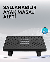 Ayak Destek ve Masaj Aleti – Ergonomik, Isıtmalı, Ayarlanabilir Yükseklik
