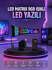 RGB LED Panel Renkli Işık Efektli Dekoratif Aydınlatma