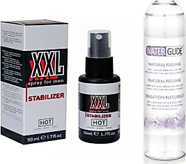 SÜPER HOT XXL PEAK POWER FOR MEN SPREY 50 ML WATERGLİDE NATURAL LUBRİCANT 400ML