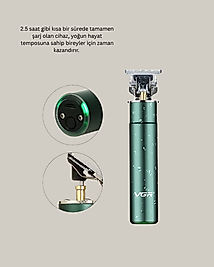 Saç Kesme Makinesi Koyu Yeşil Metal Gövde XUCZV272TIRAŞMMMM