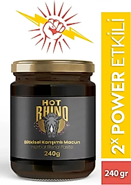 HOT RHİNO ERKEKLERE ÖZEL DOĞAL KARIŞIMLI BALLI ATOM MACUN 240 GR