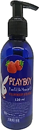 SÜPER PLAYBOY PURE EDİBLE ÇİLEKLİ MASAJ YAĞI AROMALI 120ML - 120ML PURE EDİBLE MASSAGE OİL