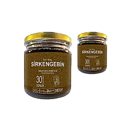 IBN-İ SİNA SİRKENGEBİN: 2 ADET BALLI SİRKELİ SARIMSAKLI AROMATİK PREBİYOTİK MACUN