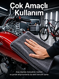 50x70 Mikrofiber Tank Bezi Araç Kurulama ve Oto Bakım Temizlik Bezi Yüksek Su Emici